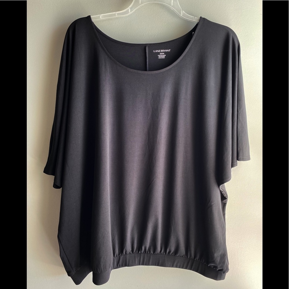 Lane Bryant / Black Dolman Sleeve Top -22/24 (NWT)